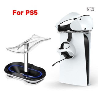 Nex ชุดขาตั้งจอยเกม พร้อมตะขอ และสายชาร์จ สําหรับ PS5VR2