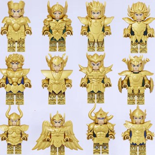 ของเล่นบล็อกตัวต่อ Saint Seiya Anime Aries Mu Taurus Aldebaran น่ารัก ของขวัญวันเกิด สําหรับเด็ก