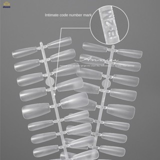 เล็บปลอม 300 ชิ้น เล็บปลอมเจล ชิ้นสั้นไร้รอยต่อบางเฉียบเพื่อขยายร้านเล็บที่ไม่บดแผ่นแปะเล็บพิเศษ
 【doom】