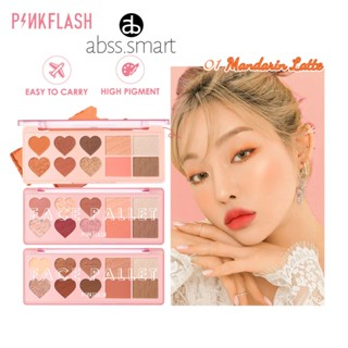 Pinkflash 100% ใหม่ Rich Colo Reyeshadow Blushhighlighter Contour 4 In 1 Convinience Face Palette "zero Waste Color" Ohmylove TECH3