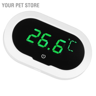  Your Pet Store เครื่องวัดอุณหภูมิตู้ปลาจอแสดงผลดิจิตอลความแม่นยำสูง 0 ถึง 50 ° C เครื่องวัดอุณหภูมิตู้ปลาที่วัดได้สำหรับการวัด