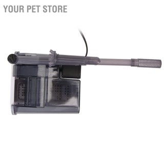  Your Pet Store พิพิธภัณฑ์สัตว์น้ำแขวนบนกรองน้ำตกการไหลเวียนของออกซิเจนที่เงียบสงบประหยัดพลังงานมอเตอร์ฟิล์มกำจัดน้ำมันตู้ปลากรอง