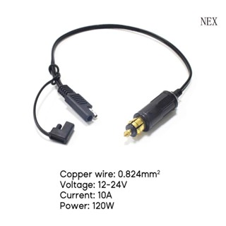 Nex DIN Hella Powerlet Plug to SAE อะแดปเตอร์แบตเตอรี่ สําหรับรถจักรยานยนต์