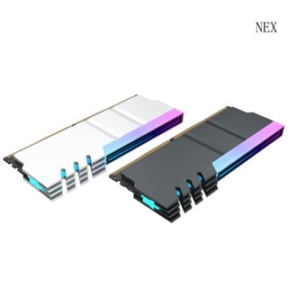 Nex เมนบอร์ดฮีทซิงค์ระบายความร้อน 5V 3-Pin ARGB สําหรับตกแต่งเมนบอร์ด