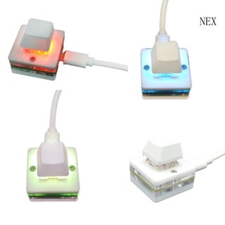 Nex ปุ่มกดตัวเลข USB มีประสิทธิภาพ พร้อมปุ่มคัดลอกแปะ สวิตช์สีแดง สีเขียว สีขาว