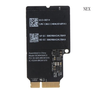 Nex โมดูลการ์ด WiFi ไร้สาย 1750Mbps Dual Band Broadcom BCM94360CD 2 4GHz 5GHz BT 4 0 สําหรับ Apple Hackintosh