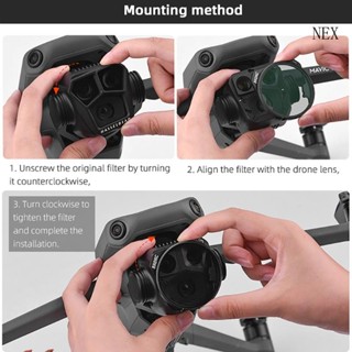 ฟิลเตอร์เลนส์กล้องโดรน NEX UV CPL ND8PL ND16PL ND32PL สําหรับ Mavic 3 Pro