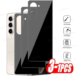 5/3/2/1PCS For Samsung galaxy Z Fold 5 5G zfold5 fold5 Back black Glass film Protector