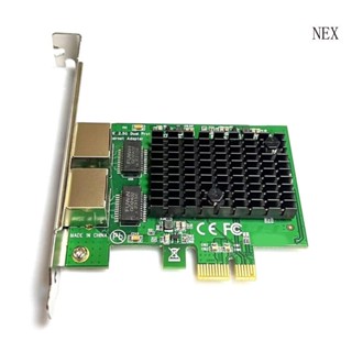 Nex อะแดปเตอร์การ์ดเครือข่ายอีเธอร์เน็ต PCIE เป็น 2 5Gb 2 5Gbps RTL8125 สําหรับคอมพิวเตอร์ตั้งโต๊ะ