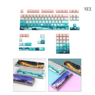 Nex ปุ่มกดคีย์บอร์ด 108 104 980 96 87 สีกรมท่า สําหรับคีย์บอร์ดเล่นเกม 125 ชิ้น