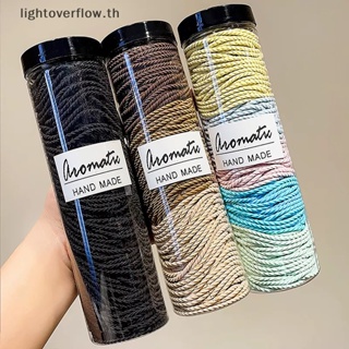 [lightoverflow] ยางรัดผม แบบยืดหยุ่น สีพื้น สําหรับเด็กผู้หญิง 100 ชิ้น ต่อล็อต [TH]