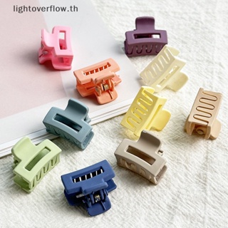 [lightoverflow] กิ๊บติดผม ทรงสี่เหลี่ยมผืนผ้า ลายฉลาม สุ่มสี สําหรับผู้หญิง 10 ชิ้น [TH]