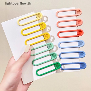 [lightoverflow] กิ๊บติดผมโลหะ ไล่โทนสี สีแคนดี้ 3 ชิ้น