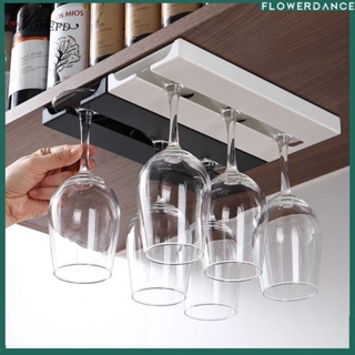 Non-Perforated Goblet Wine Glass Rack ห้องครัวห้องนั่งเล่นในครัวเรือนแก้วไวน์แดง Inverted Rack/Non-offset รุ่นดอกไม้