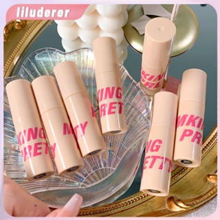 Lip Glaze Mousse Velvet ติดทนนานและง่ายต่อการเปลี่ยนสีเพิ่มสีผิวลิปสติก Lip Mud Student Lip Gloss Soft Mist Net Red HO