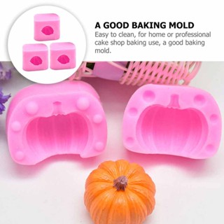 3Pcs Silicone Baking Mold Pumpkin Baking Mold 3d Pumpkin Mold Silicone Baking