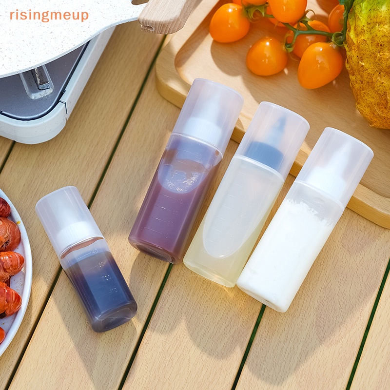 [risingmeup] ขวดบีบน้ํามัน เครื่องปรุง ซอส ขนาดเล็ก แบบพกพา กันรั่ว 1 ชิ้น