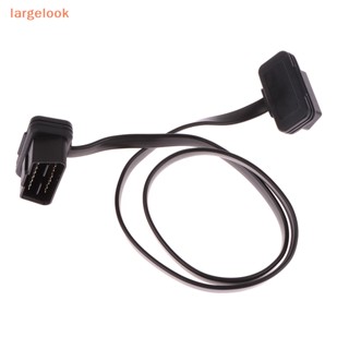 [largelook] เครื่องสแกนเนอร์วินิจฉัยรถยนต์ OBD2 60 ซม. 16Pin 8 Core ตัวผู้ เป็นตัวเมีย