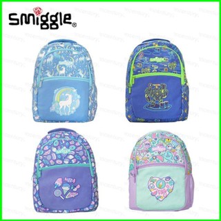 Yg Smiggle กระเป๋าเป้สะพายหลัง กระเป๋านักเรียน ความจุขนาดใหญ่ ระบายอากาศ อเนกประสงค์ แฟชั่นสําหรับเด็กนักเรียนหญิง