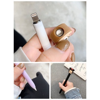 เคสซิลิโคนนิ่ม ลายมิกกี้ มินนี่เมาส์น่ารัก สําหรับ Apple Pencil 1 2