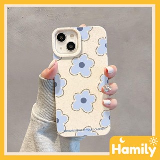 For iPhone 11 Case Biodegradable Eco Wheat Case Smooth Case Fresh Blue Flower Compatible with iPhone 14 Pro max 13 Pro max 12 Pro Max 11 xr xs max 7 8 Plus