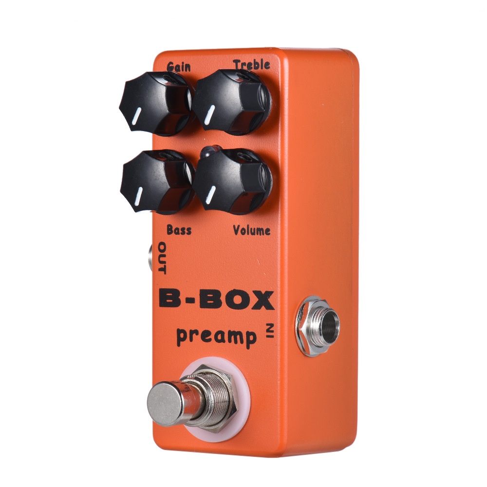 Mosky BB Preamp B-Box Guitar Effect Pedal Preamp Overdrive Electric Bass Guitarra Acoustic Guitar Ef