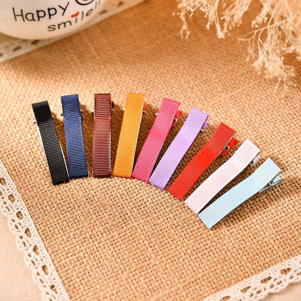 กิ๊บติดผม รูปปากเป็ด ขนาดเล็ก สีแคนดี้ diy 10 ชิ้น