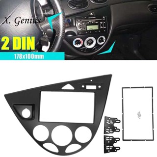 กรอบวิทยุรถยนต์ 2 Din แบบเปลี่ยน สําหรับ Ford Fiesta 1995-2001 Auto Fascia Focus 1998-2004 LHD