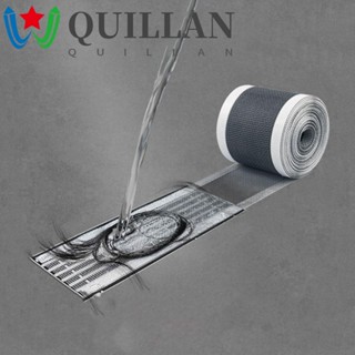 Quillan สติกเกอร์ตาข่าย ทรงสี่เหลี่ยมผืนผ้า มีกาวในตัว อเนกประสงค์ สําหรับติดท่อระบายน้ําพื้น ห้องน้ํา