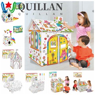 Quillan โมเดลรถยนต์ รูปไดโนเสาร์ 3D ขนาดใหญ่ แฮนด์เมด DIY สําหรับเด็ก