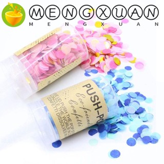 Mengxuan Confetti Popper ฝักบัวอาบน้ําเจ้าสาว ทรงกลม หลากสี สําหรับปาร์ตี้วันเกิด