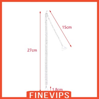 [Finevips] สายรัดชุดชั้นใน ประดับพลอยเทียม สายคล้องไหล่ ตะขอโลหะ แฟชั่น กันลื่น มองไม่เห็น สําหรับผู้หญิง เจ้าสาว งานแต่งงาน