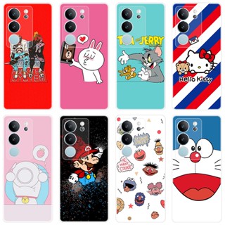 เคสซิลิโคน TPU สำหรับ Vivo V29 V 29 5G เคส ซิลิโคนนิ่ม น่ารัก