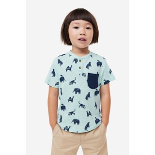 H&amp;M  Boy Short-sleeved Henley T-shirt 1181121_1