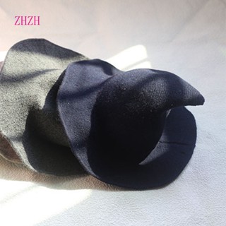 Zhzh หมวกปีกกว้าง ผ้าขนสัตว์ ไม่ซ้ําใคร เหมาะกับวันฮาโลวีน