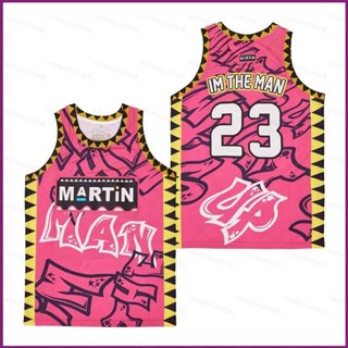 Yx เสื้อกีฬาบาสเก็ตบอล ลายทีม Martin Whats Up Pink No.14 Jersey พลัสไซซ์ สําหรับผู้ชาย และผู้หญิง