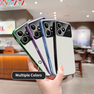 เคสโทรศัพท์ซิลิโคน แบบนิ่ม ชุบไฟฟ้า ป้องกันเลนส์ สําหรับ Realme C51 NFC C53 C55 C35 C31 C30S C25Y C21Y C20 C15 C11 2021