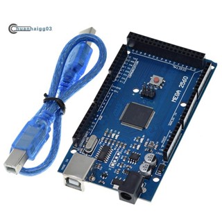 อะไหล่ชิปบอร์ดทดลอง Pro Mini Mega 2560 Mega+WiFi R3 ATmega2560 CH340G สําหรับ Arduino Mega R3 WeMos ESP8266