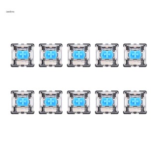 ✿ ชุดสวิทช์คีย์บอร์ด 3Pins สีฟ้า สําหรับ Cherry MX Switches 10 ชิ้น