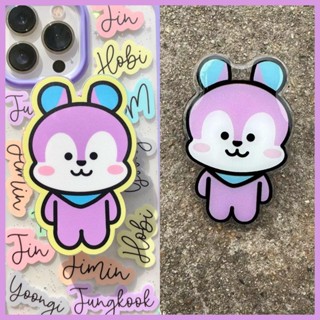 Kpop Idol BTS Jhope Design Inside Mang ที่วางโทรศัพท์ อะคริลิค Griptok ที่จับโทรศัพท์ ที่รองรับกล้องส่องทางไกล