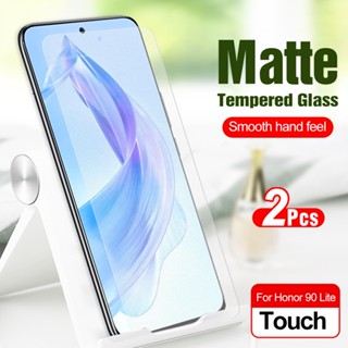 2Pcs For Honor 90 Lite 5G Frosted Matte Tempered Glass Honor X50i 5G Light Honar Hono 90Lite Honor90Lite 2023 6.7inch Screen Protector