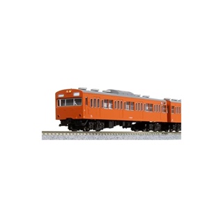 Kato N Gauge Series 103 ชุดโมเดลรถไฟ 4 คัน 10-1743B สีส้ม