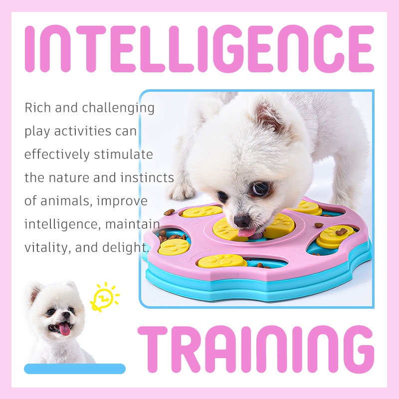 HamshMoc Interactive สัตว์เลี้ยงปริศนาของเล่น Foraging ของเล่นสุนัข IQ Sniffing การฝึกอบรมความเครียดบรรเทาช้ากิน Feeder เกมตลกสําหรับสุนัขลูกสุนัข - รูปที่ 4