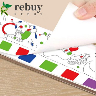 Rebuy Gouache สมุดวาดภาพกราฟฟิตี้ พร้อมพู่กัน สีน้ํา DIY