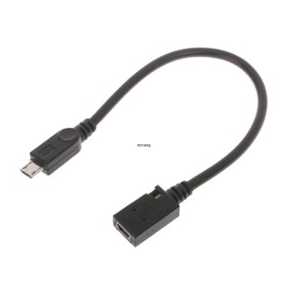 ✿ อะแดปเตอร์แปลงสายเคเบิ้ล USB 2 0 Mini-B 5-Pin Female to Micro-USB Male 22 ซม.