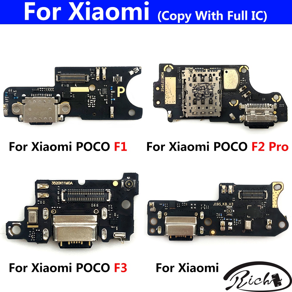 บอร์ดเชื่อมต่อสายเคเบิล พอร์ตชาร์จ USB สําหรับ Xiaomi Poco F2 Pro F3 F1 X3 Pro