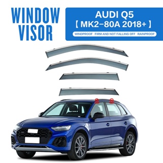 ที่บังแดดหน้าต่างรถยนต์ PC อุปกรณ์เสริม สําหรับ Audi Q5 8R 80A 2008-2023 4 ชิ้น