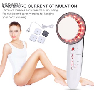 KODAIRA 6 In 1 EMS LED Galvanic Ion Face Beauty Machine อัลตราโซนิก Body Shaping ป้องกันเซลลูไลท์นวด