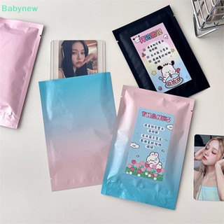 &lt;Babynew&gt; ถุงซิปล็อคพลาสติก แบบพกพา สีฟ้า สีชมพู สําหรับใส่เครื่องประดับ เครื่องเขียน 10 ชิ้น