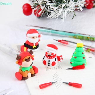 &lt;Dream&gt; Kawaii Christmas ดินสอกด ถอดได้ เครื่องเขียน สําหรับนักเรียน ลดราคา